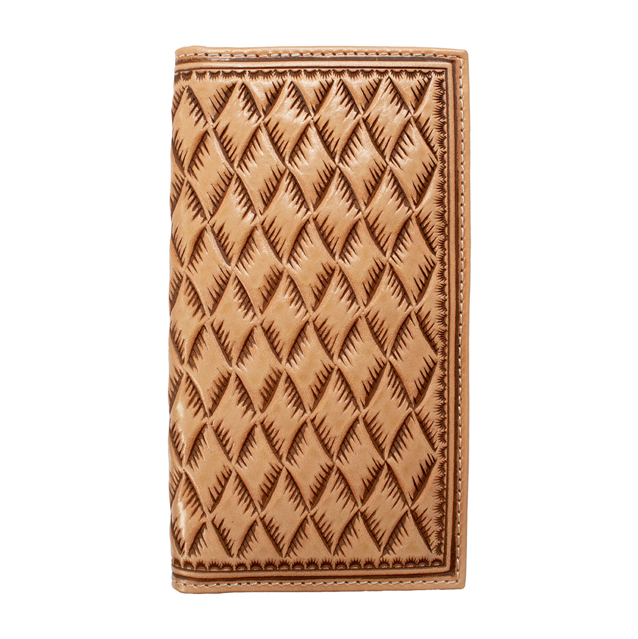 Nocona Western Wallet Men's Rodeo Basket Weave Natural Wallet