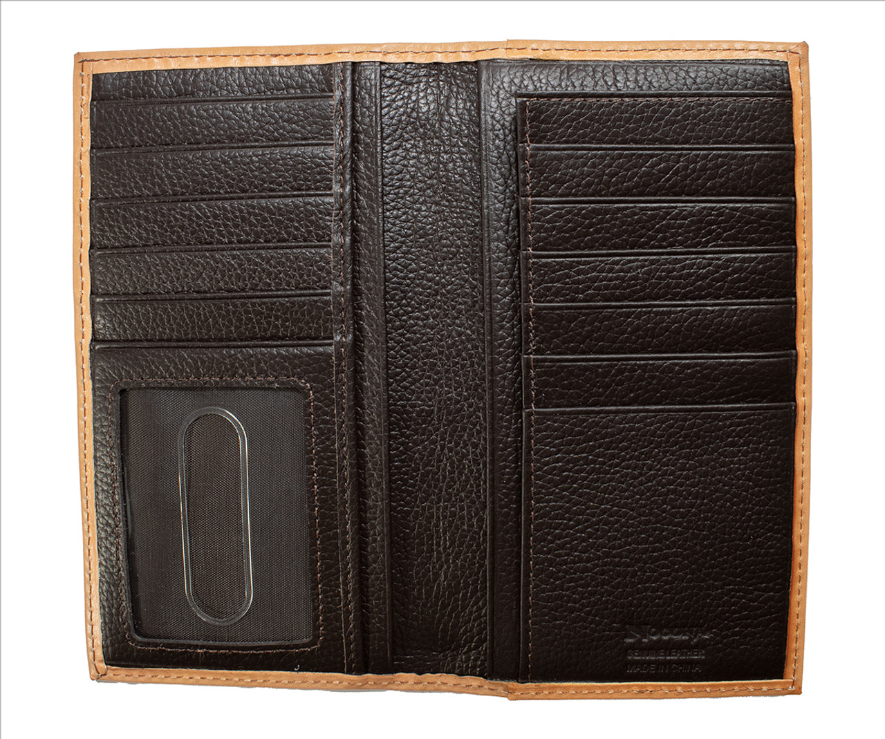 Nocona Western Wallet Men's Rodeo Basket Weave Natural Wallet