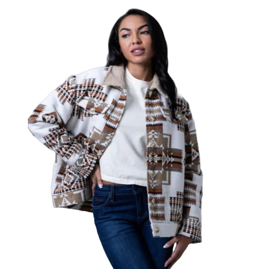 Kimes Ranch Women's Red Rocks Aztec Oatmeal Jacket