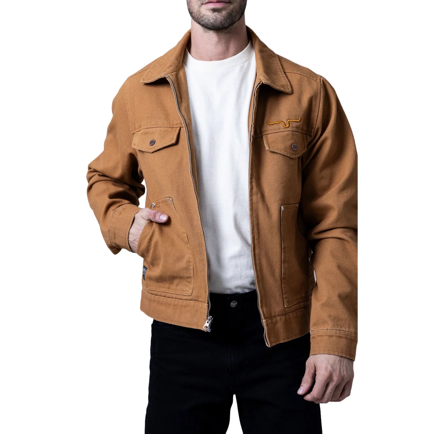 Kimes Ranch Men's Logan Canvas Zip Jacket