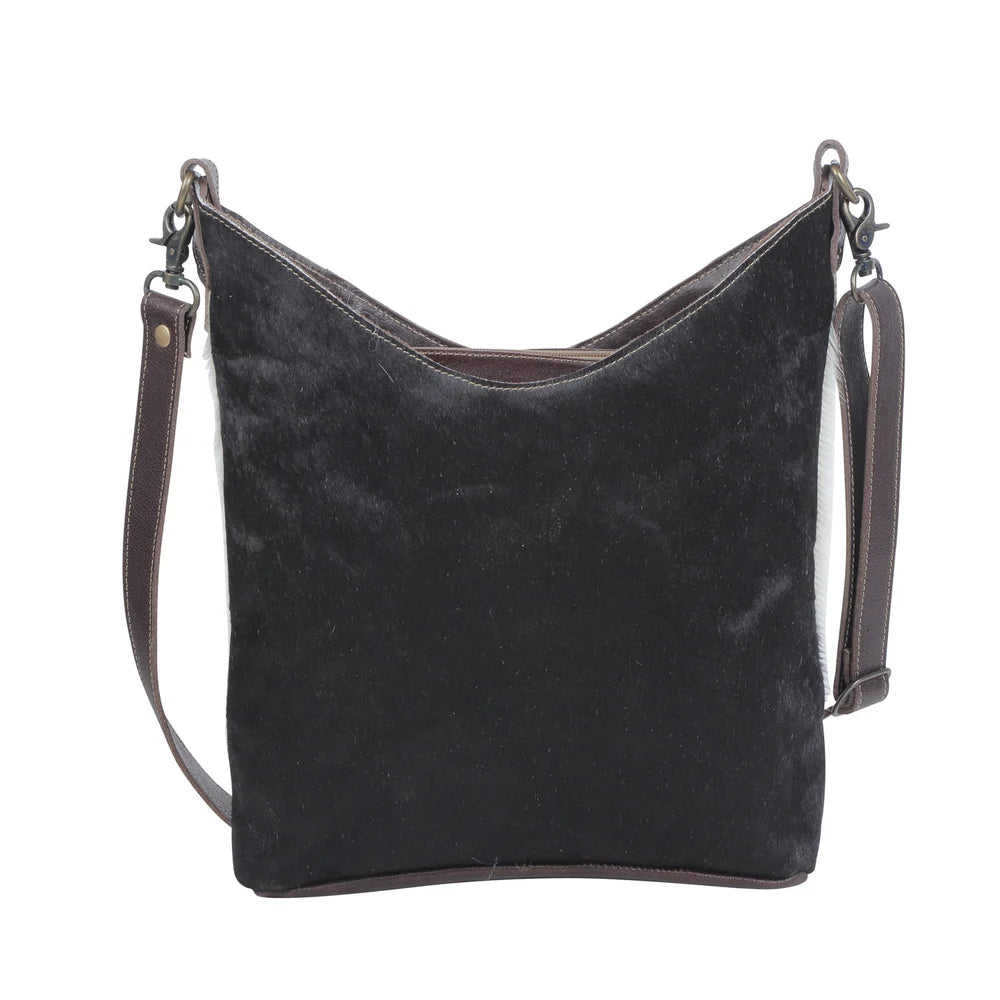 Myra Bag Coco and Cream Hand-Tooled Bag