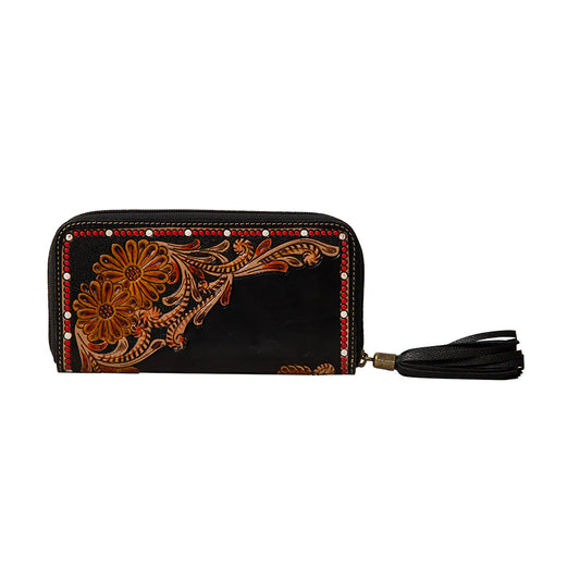 Myra Bag Cavender Trail Hand-Tooled Wallet