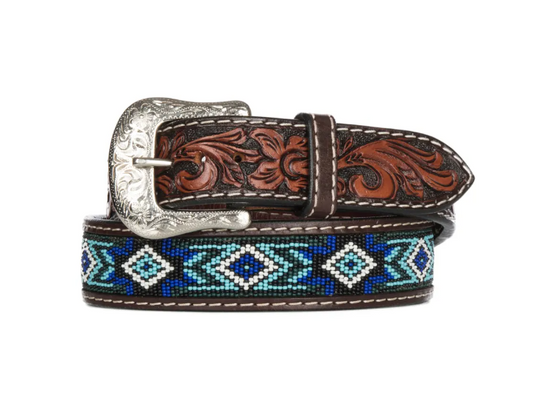 Twisted X Beaded Blues Fashion Western Belt