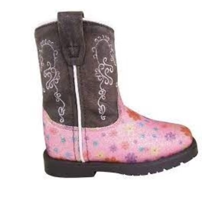 Smoky Mountain Toddler's Autry Pink & Brown Boots