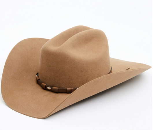 Justin Felt Hat 6X Bent Rail Townes Fawn