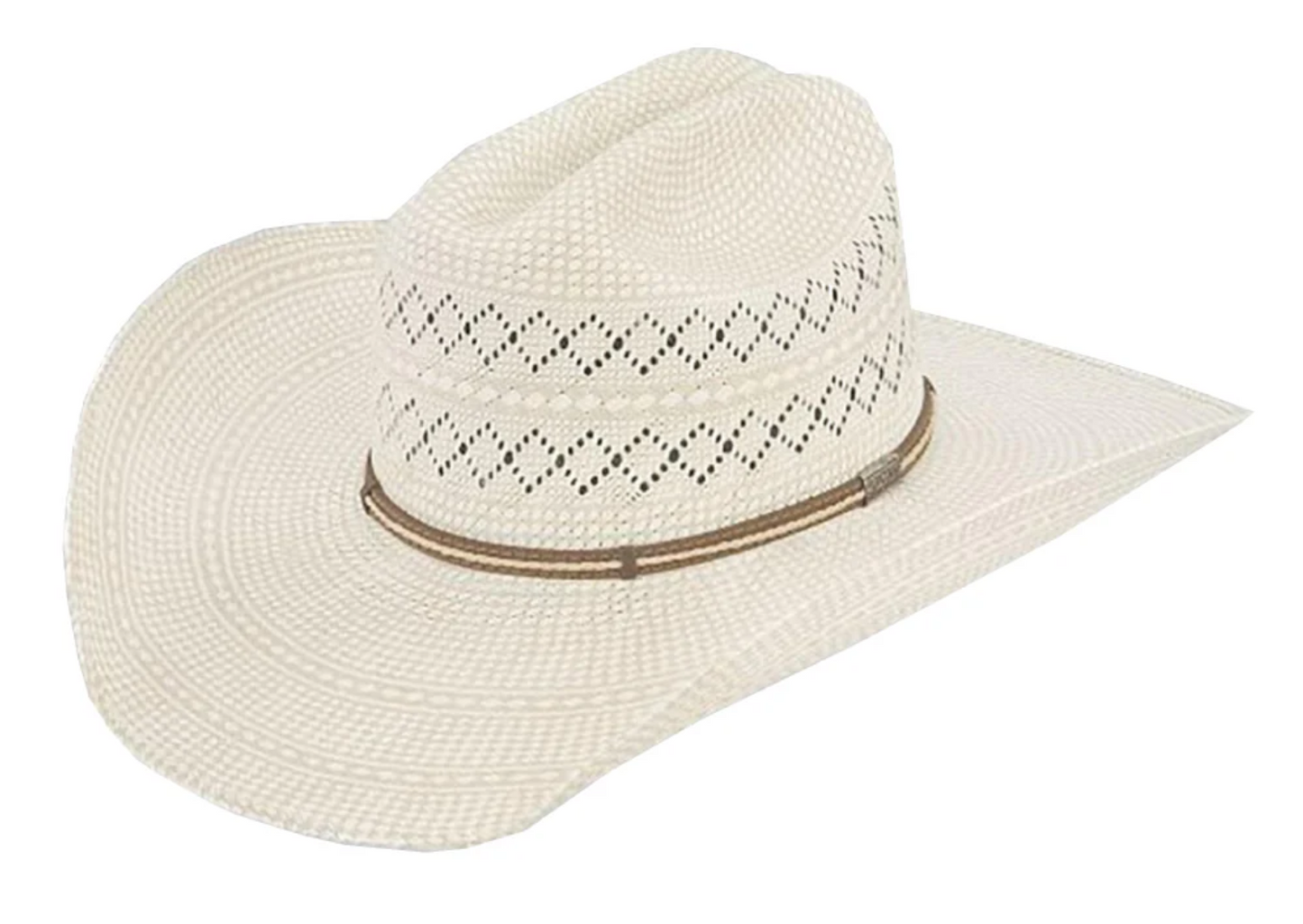 Larry Mahan Men's Straw Hat 10X Cuerda