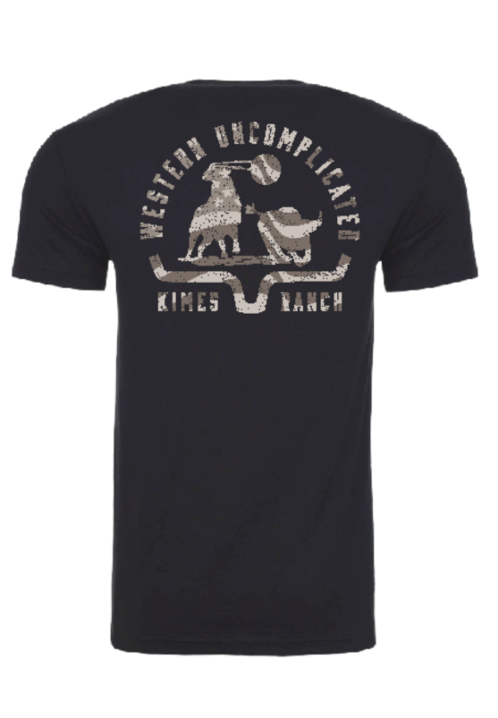 Kimes Ranch “American Cowboy” Men’s T-Shirt – Black