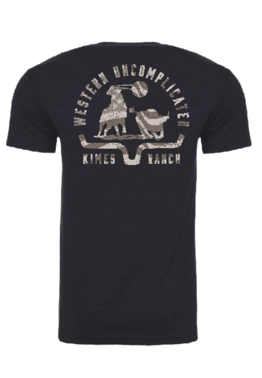 Kimes Ranch “American Cowboy” Men’s T-Shirt – Black