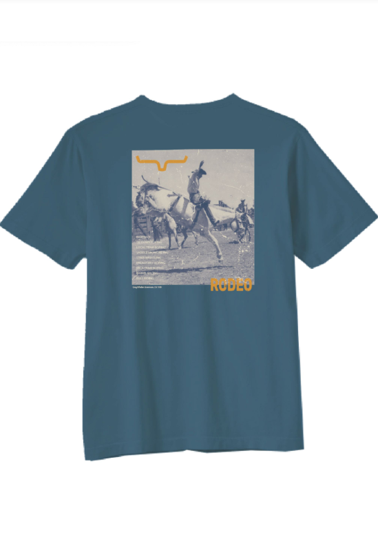 Kimes Ranch “Not Our First” Men’s T-Shirt – Blue