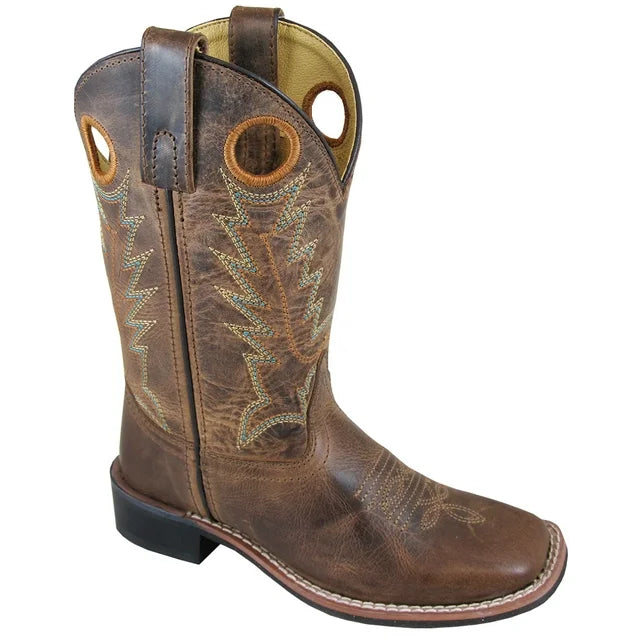 Smoky Mountain Boots Kids Jesse Brown Waxed Distress