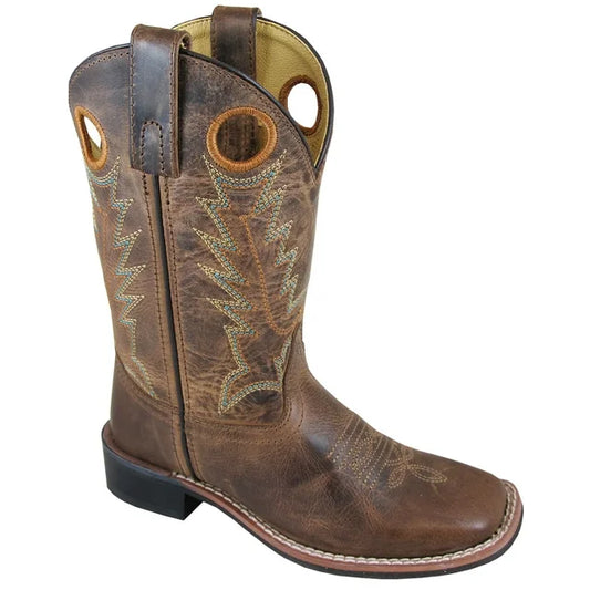 Smoky Mountain Boots Kids Jesse Brown Waxed Distress