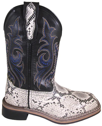 Smoky Mountain Boots Youth Diamondback White & Black