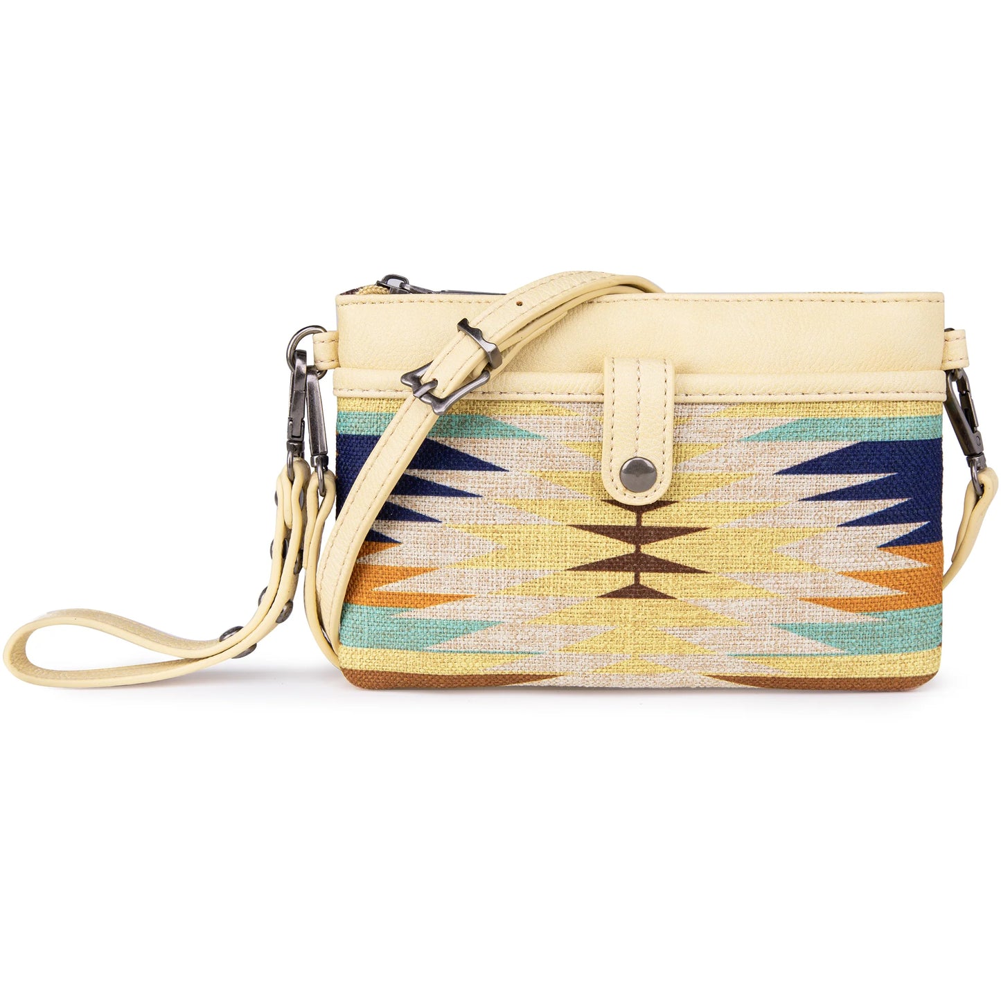 Wrangler Southwestern Art Print Clutch/Crossbody Bag