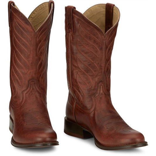 Tony Lama Men's Boot Lenado Brown Goat Round Toe