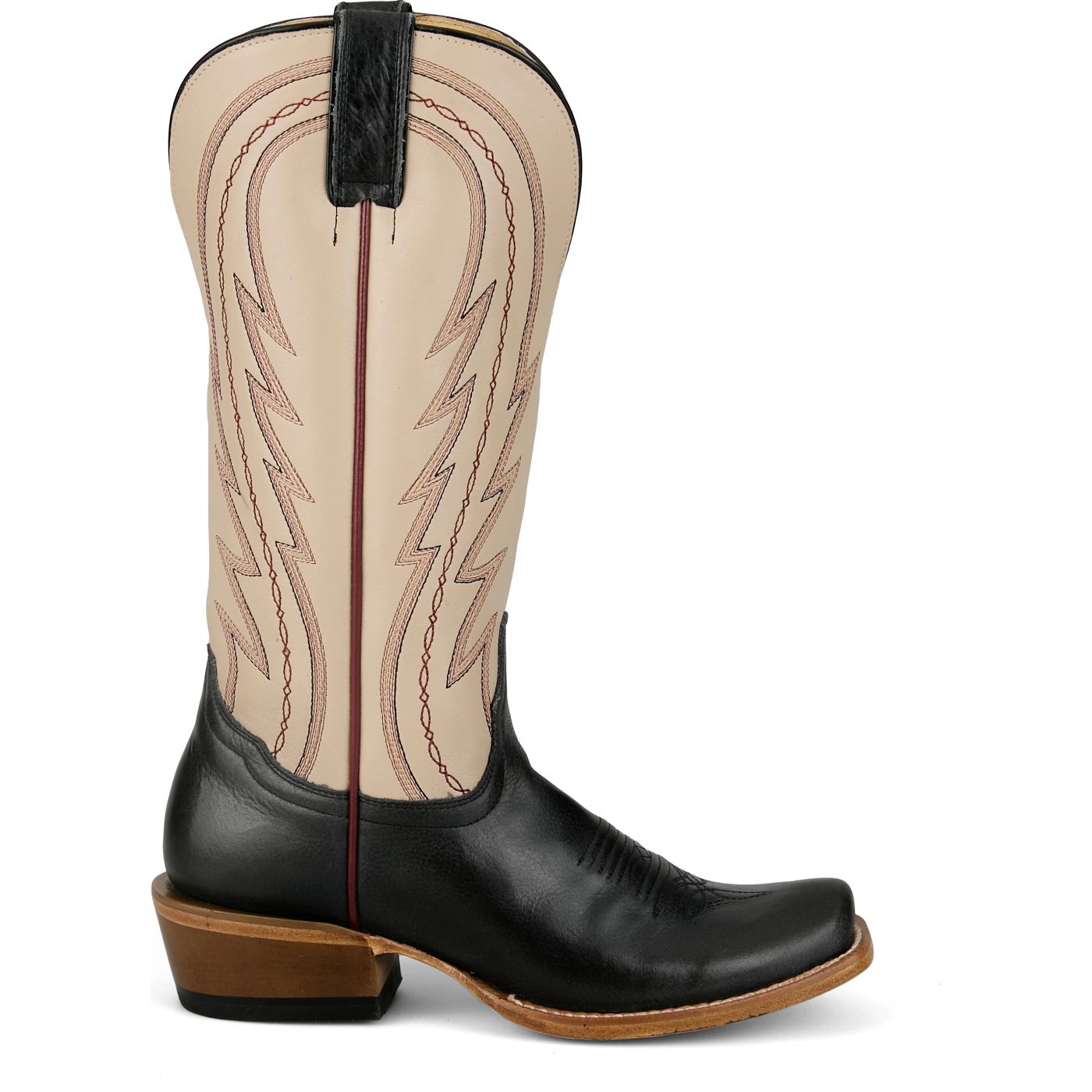 Tony Lama Women's Hallie 13" Western Midnight Cream Boot