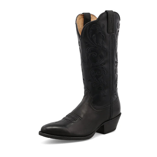 Twisted X Women's Boots - Black with Black Embroidery