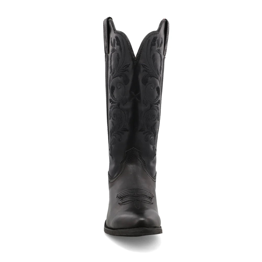 Twisted X Women's Boots - Black with Black Embroidery