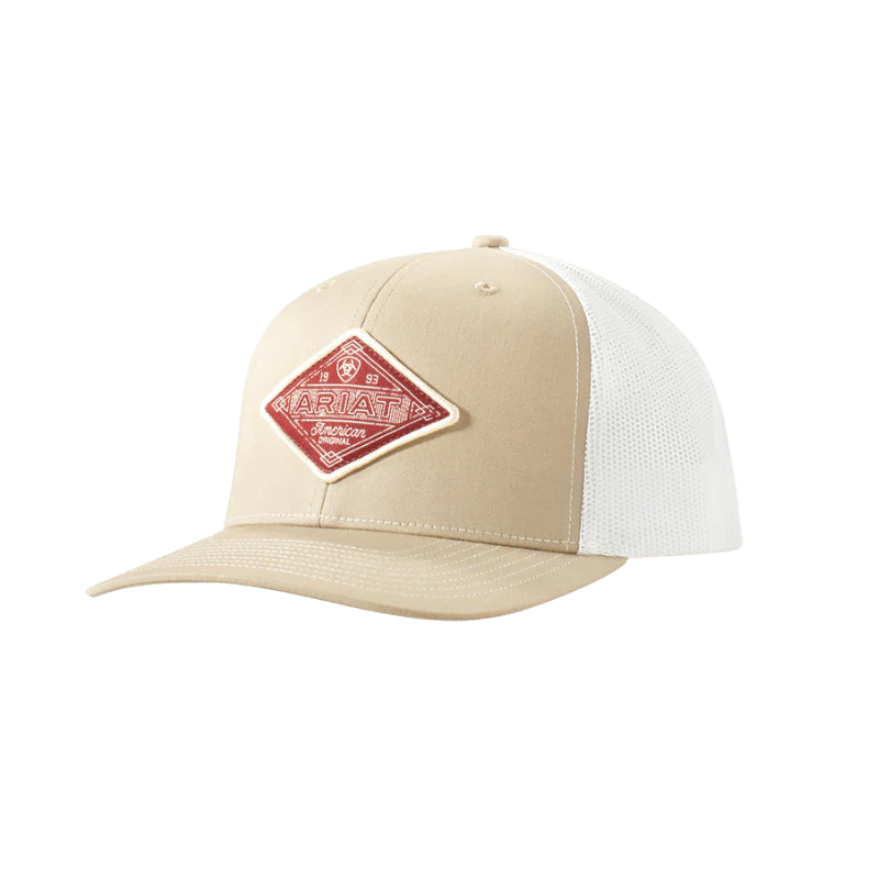 Ariat Ball Cap Cream Diamond Patch