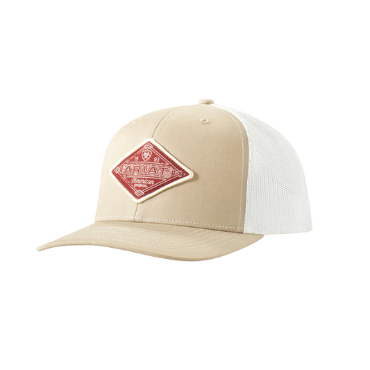 Ariat Ball Cap Cream Diamond Patch