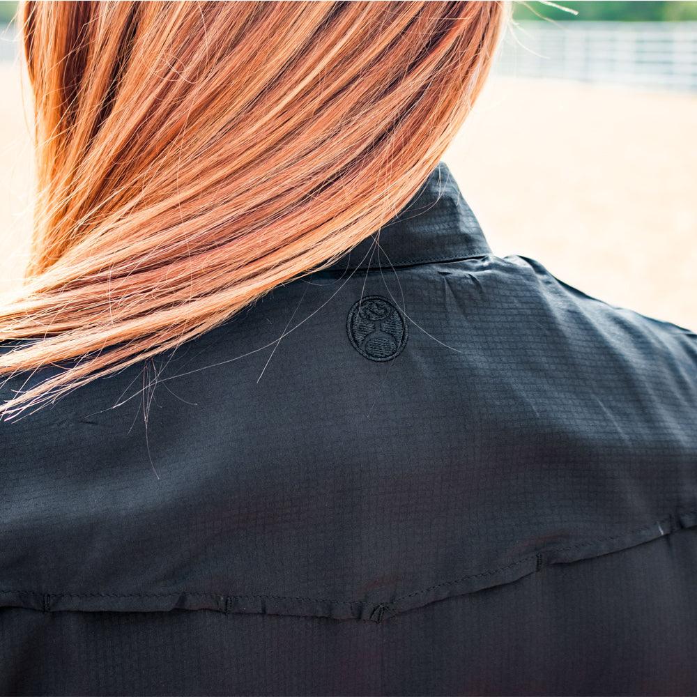 Hooey Women's "Sol" Black Long Sleeve Pearl Snap Shirt