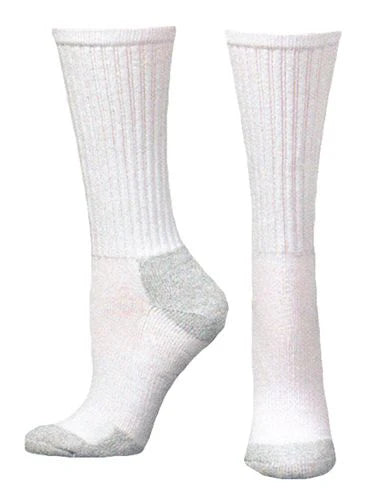 Boot Doctor Men's White Crew Boot Socks 3 Pack