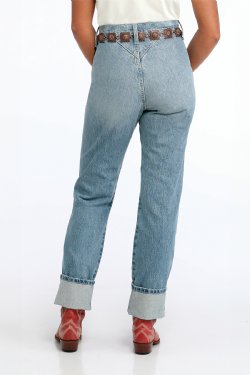 Cruel Denim Women's Quinn Bareback Tapered Jeans - Light Stone