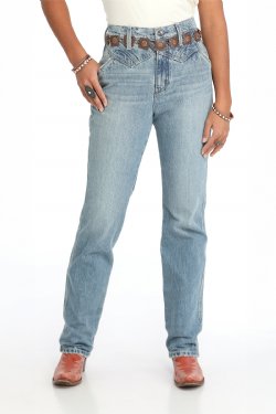 Cruel Denim Women's Quinn Bareback Tapered Jeans - Light Stone