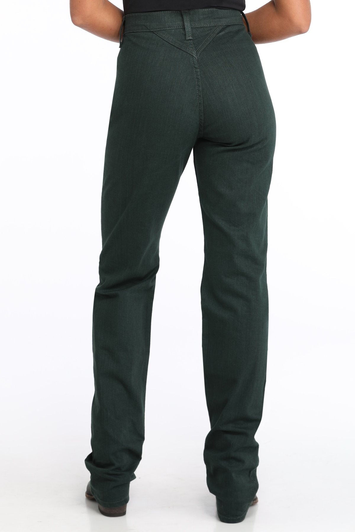 Cruel Denim Women's Quinn Bareback Taper Pant - Forest Green