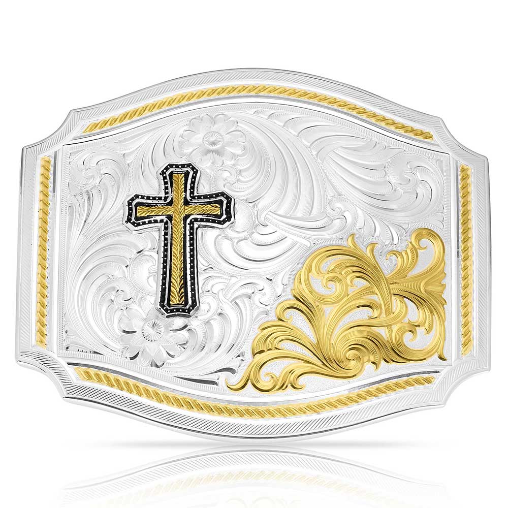 Montana Silversmiths The Horseman Buckle with Cross