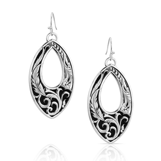 Montana Silversmith Shadow & Shine American Made Dangle Earrings