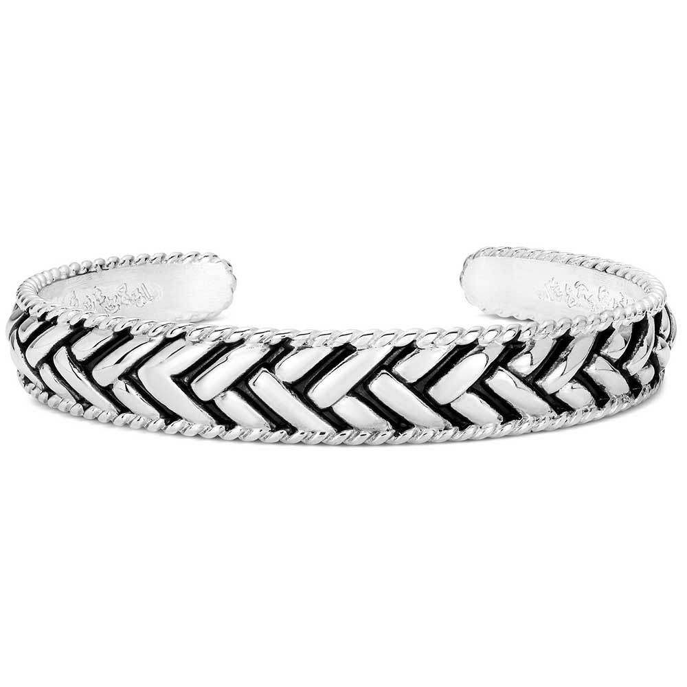Montana Silversmiths Midnight Weave Cuff Bracelet