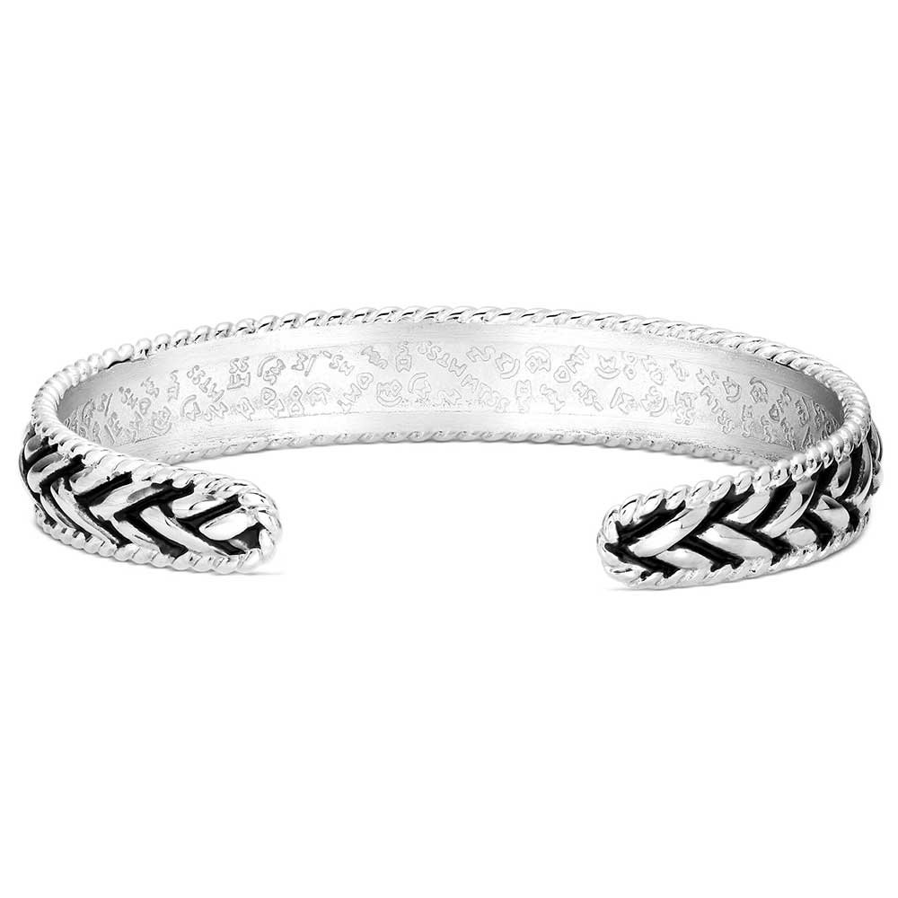 Montana Silversmiths Midnight Weave Cuff Bracelet