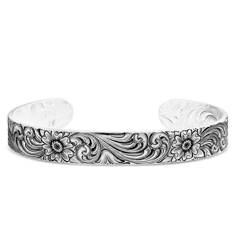 Montana Silversmiths Antiqued Montana Classic Engraved Narrow Cuff Bracelet