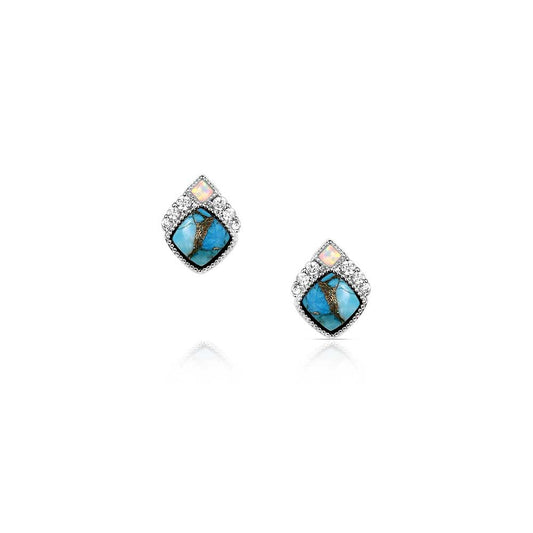 Montana Silversmith Crowned Glacier Earrings