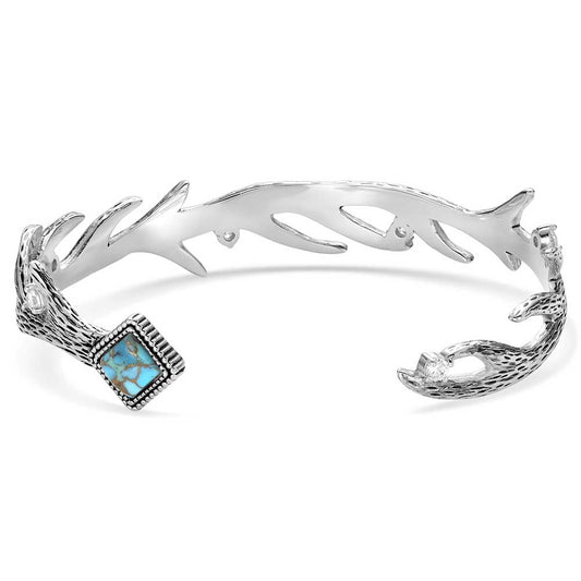 Montana Silversmiths Rugged Beauty Turquoise Cuff Bracelet