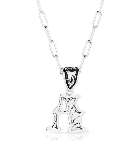 Montana Silversmith Western Initial Necklace