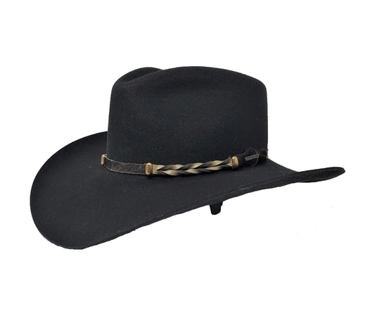 Stetson Black Drifter 4X Buffalo Felt Hat