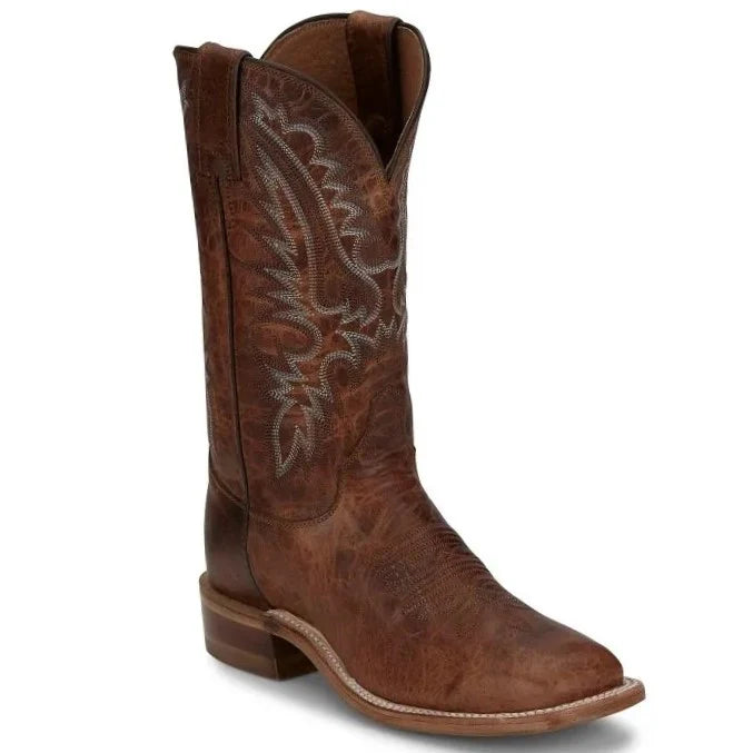 Justin Boots Bent Rail Peyton Amber Brown Cowhide Women's Boot