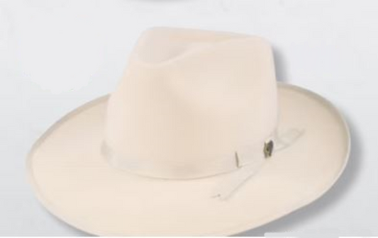 Justin Felt Hat 6X Drake Buck Bent Rail