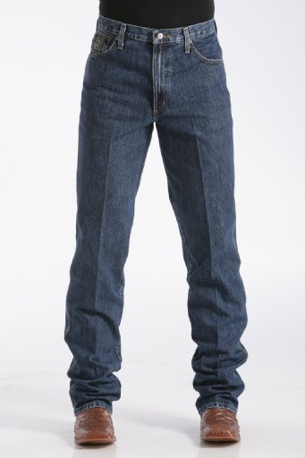 Cinch Men's Green Label Relaxed Fit Dark Wash Jeans