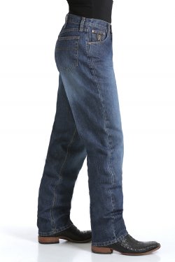 Cinch Men's Jeans - Black Label Loose Slightly Tapered Leg Dark Stone