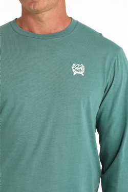 Cinch Men's Long Sleeve T-Shirt Green