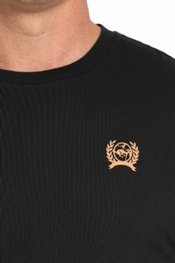 Cinch Men's Long Sleeve T-Shirt - Pistol Cinch Black