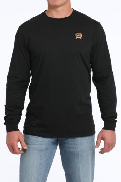 Cinch Men's Long Sleeve T-Shirt - Pistol Cinch Black