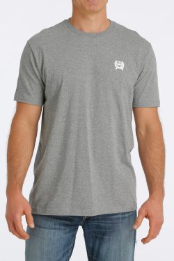 Cinch Men's Flag T-Shirt - Heather Grey