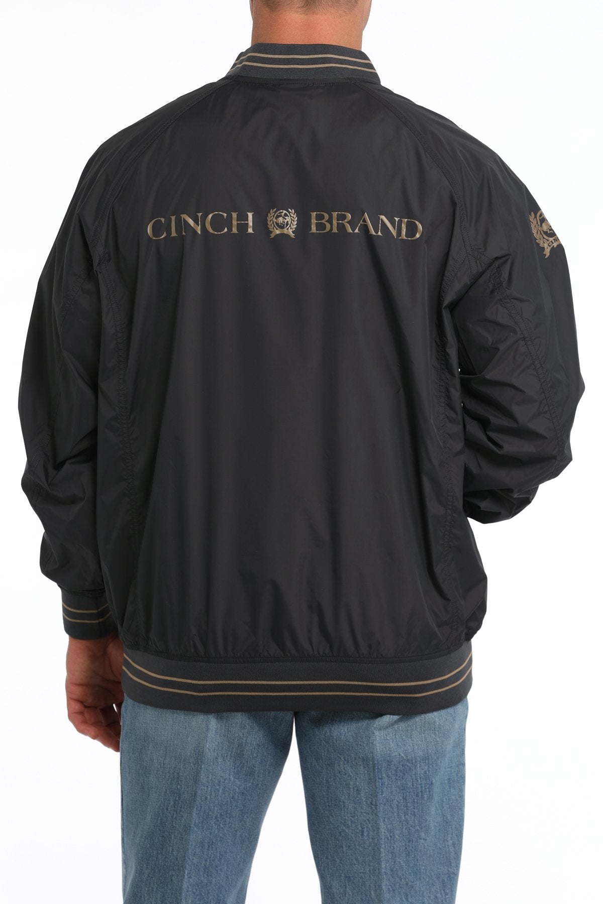 Cinch Men's Vintage Nylon Pullover - Charcoal