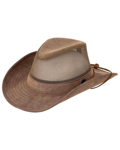 Outback Trading Hat Knotting Hill with Mesh Brown