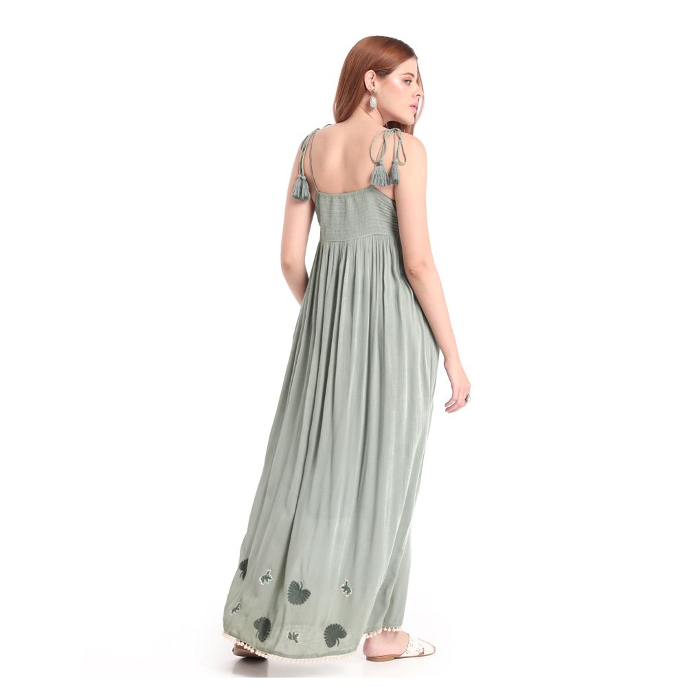 Myra Women's Scopio Dress in Sage Green