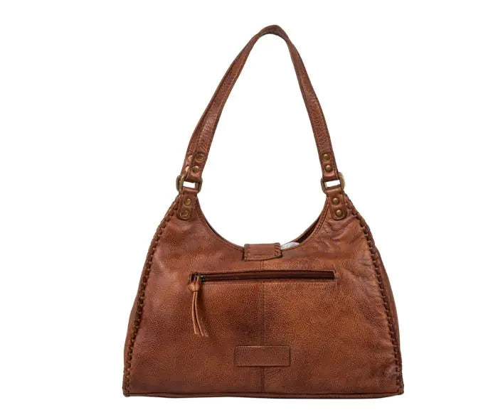 Myra Bags Lobeth Accent Leather Bag