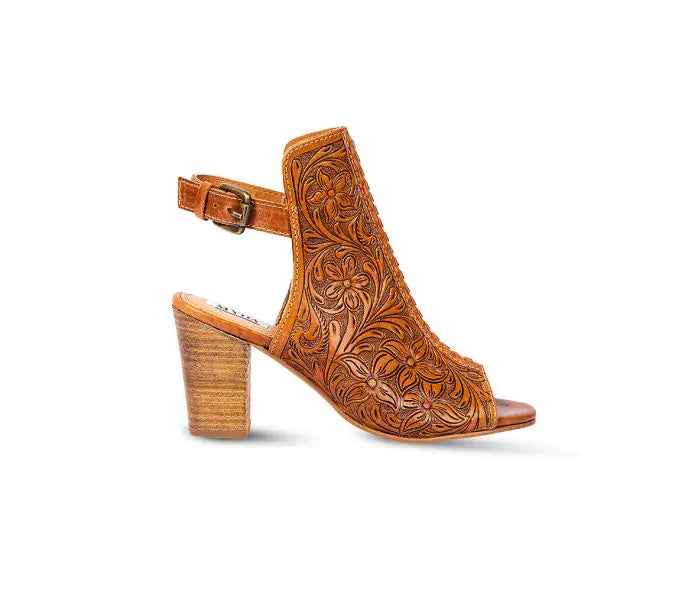 Myra Monika Boot in Hand-tooled Leather